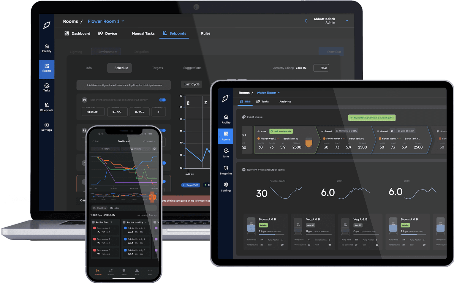 Growlink OS Interface